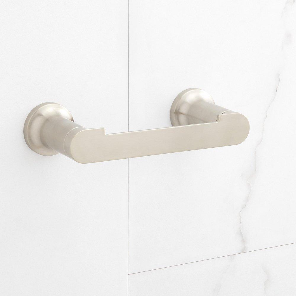 Signature Hardware Brushed Nickel Toilet Tissue Holder 