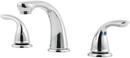 Two Handle Widespread Bathroom Sink Faucet in Polished Chrome 