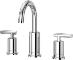 Two Handle Widespread Bathroom Sink Faucet in Polished Chrome