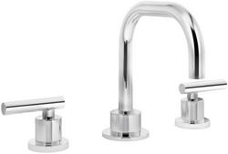 Two Handle Widespread Bathroom Sink Faucet in Polished Chrome