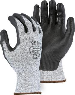 Cut Resistant Polyurethane Palm Glove in White, L