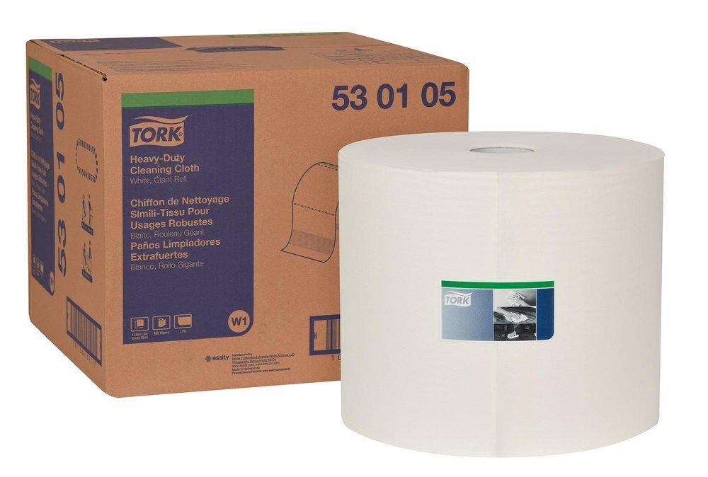 Tork White 912-1/5 ft. x 12-3/5 in. Wiper (Case of 1) 