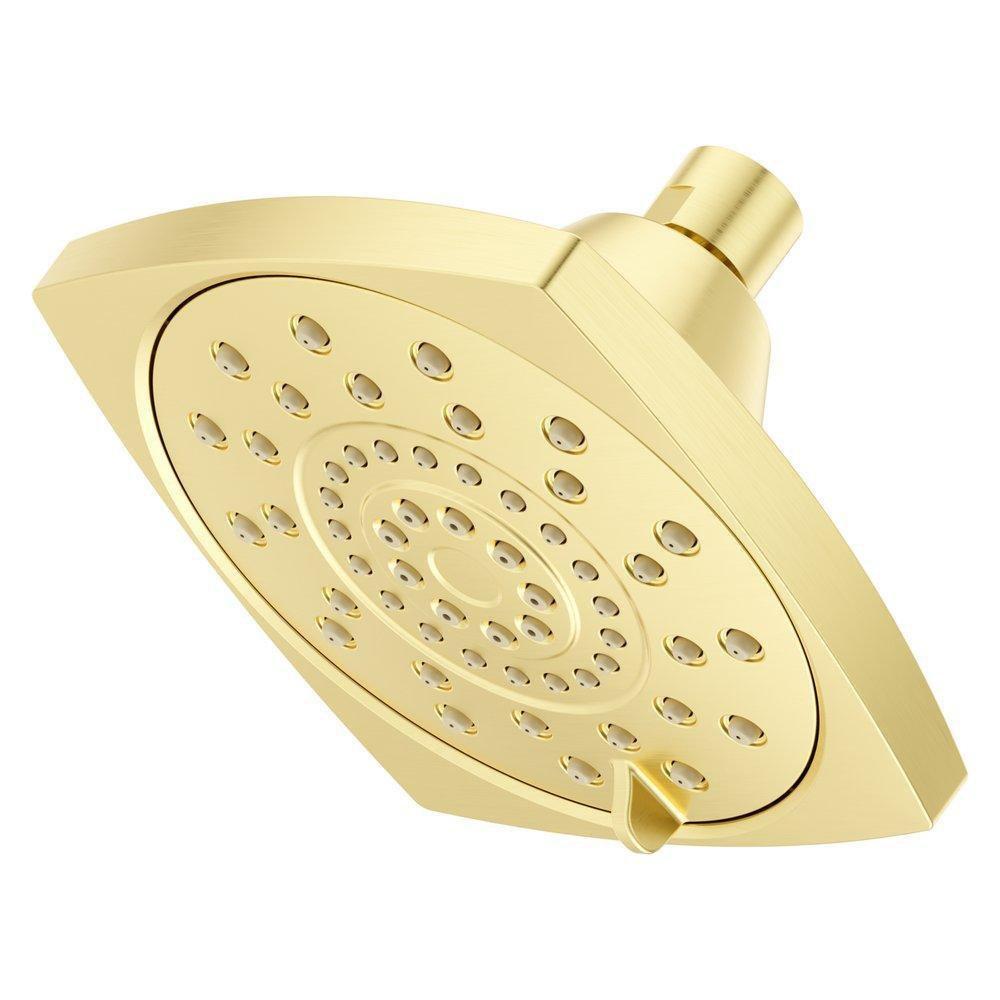 Multi Function Showerhead in Brushed Gold 