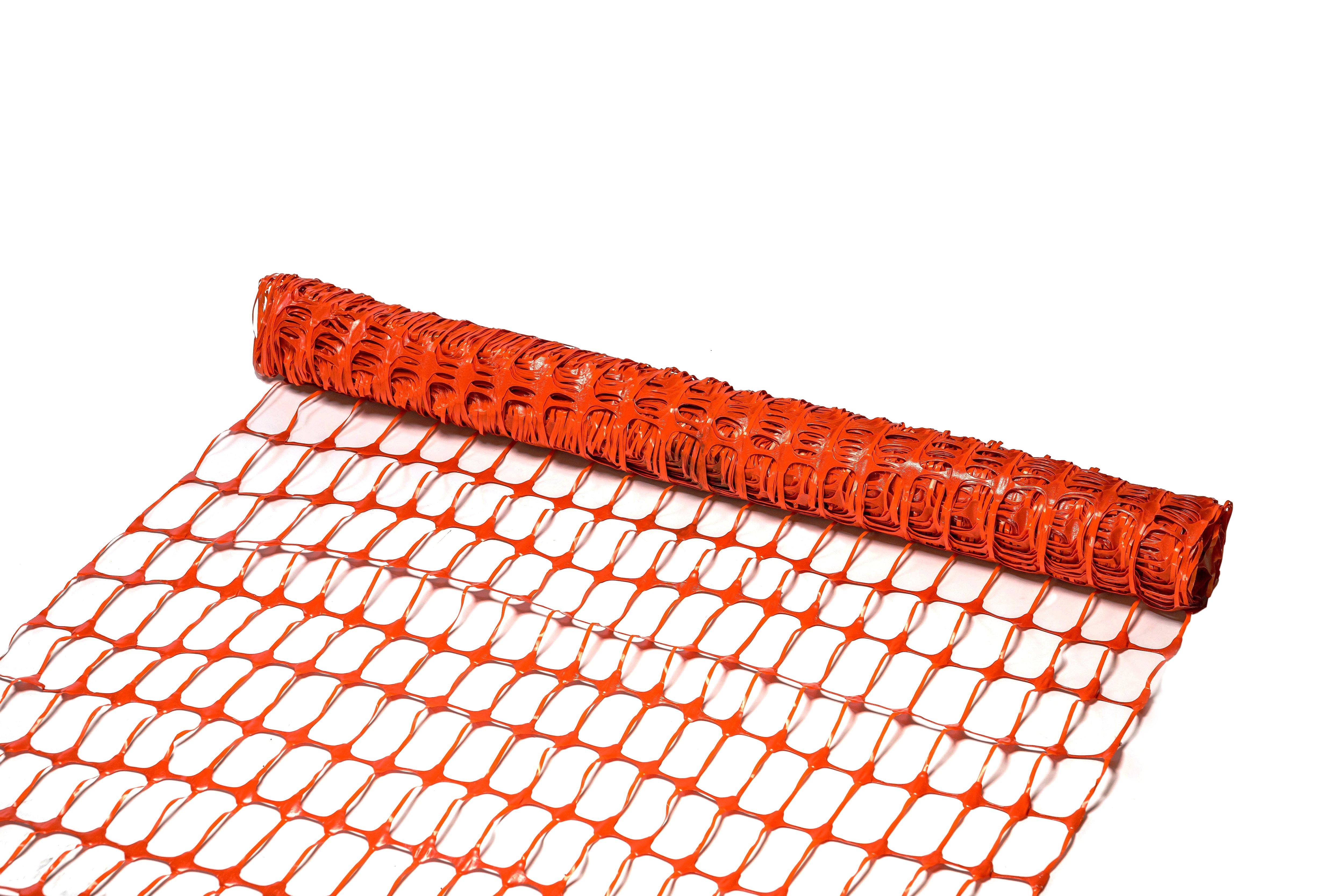 4 x 100 ft. Safety Fence in Orange, 7 lb. 