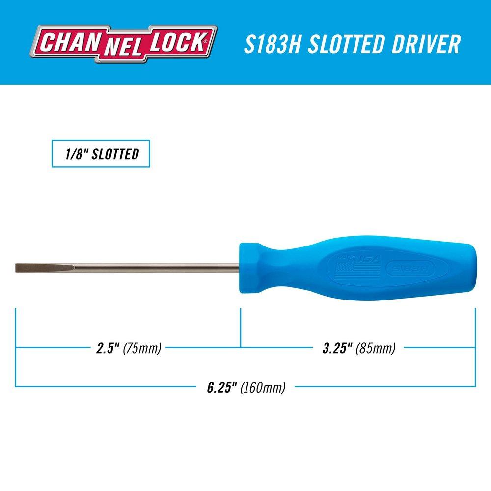 *CVR* SLOTTED 1/8 X 3 SCREWDRIVER 
