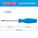 *CVR* SLOTTED 1/8 X 3 SCREWDRIVER 