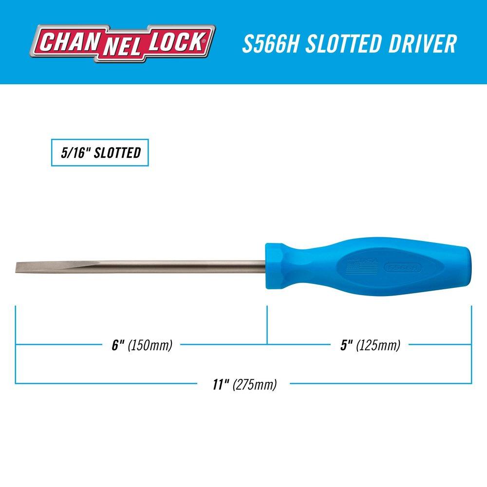 *CVR* SLOTTED 5/16 X 6 SCREWDRIVER MAGNETIC TIP 