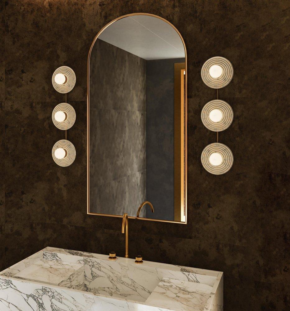 6" 6W 1-Light Integrated LED Vanity Fixture in Urban Bronze 