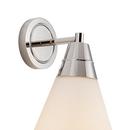 6in. 7W 1-Light Integrated LED Vanity Fixture in Vintage Brass 