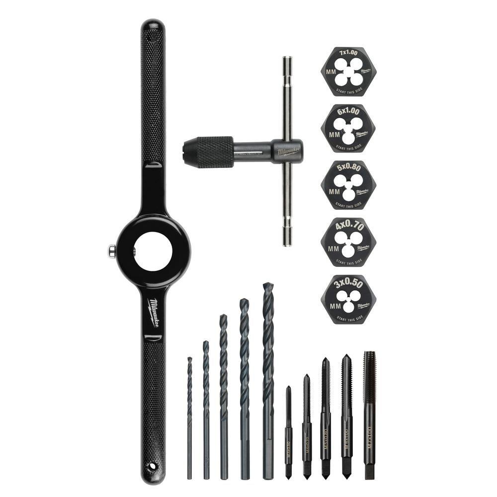*CVR* 17PC METRIC TAP AND DIE SET 