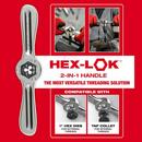 *CVR* 38PC SAE TAP & DIE PACKOUT SET W/ HEX-LOK 2-IN-1 HANDLE 