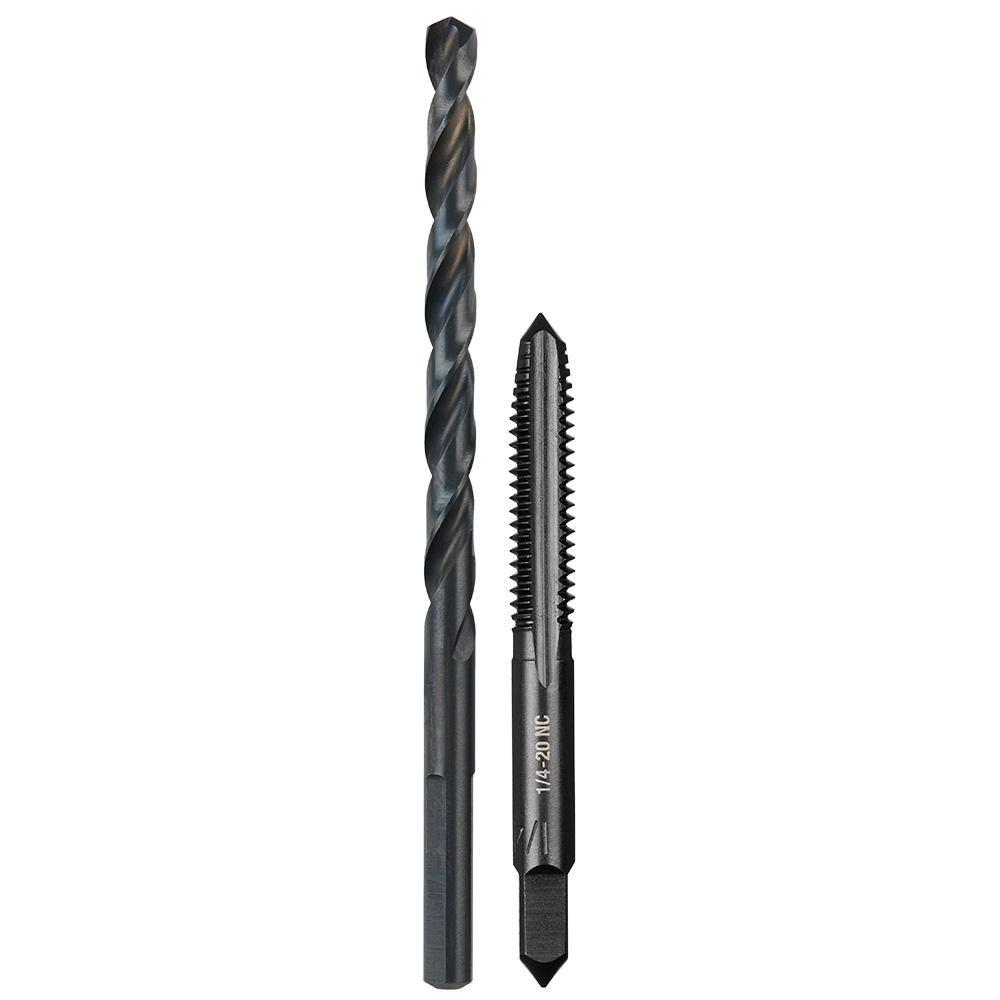 *CVR* 1/4-20 NC STRAIGHT FLUTE PLUG TAP & #7 DRILL BIT 