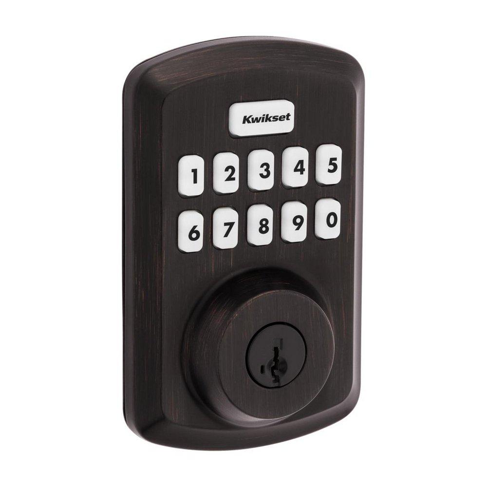 POWERBOLT 250 KEYPAD ELECTRONIC DEADBOLT IN VENETIAN BRONZE 