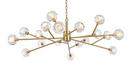 GRAHAM 18 LIGHT PENDANT IN GOLD 