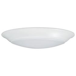 1-3/7 x 7-3/7 in. 15W 1-Light Integrated LED Flush Mount Ceiling Fixture in White