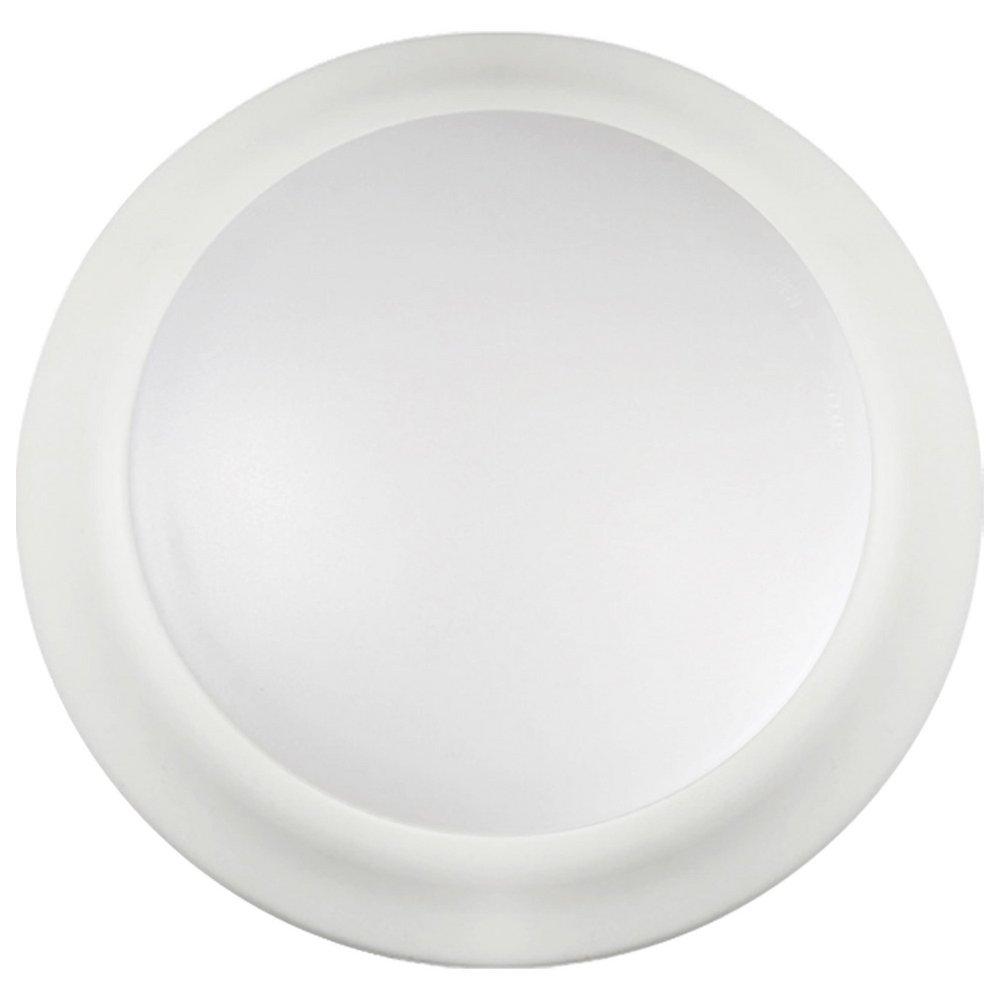 NUVO White 1-3/7 x 7-3/7 in. 15W 1-Light Integrated LED Flush Mount Ceiling Fixture 