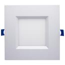15W 6in. Integrated LED Baffle Canless Recessed Light- Airtight 