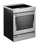 KitchenAid Stainless Steel 29-7/8 in. 6.40 cu. ft. Induction Electric Slide-In Range 