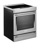 29-7/8 in. 6.40 cu. ft. Induction Electric Slide-In Range in Stainless Steel