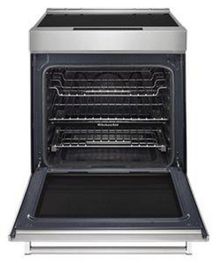 KitchenAid Stainless Steel 29-7/8 in. 6.40 cu. ft. Induction Electric Slide-In Range 