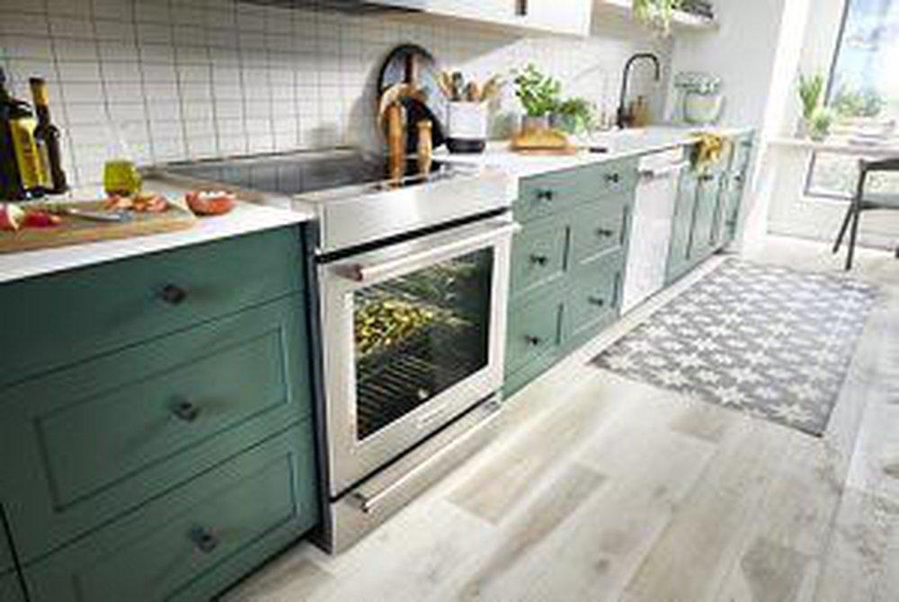 KitchenAid Stainless Steel 29-7/8 in. 6.40 cu. ft. Induction Electric Slide-In Range 