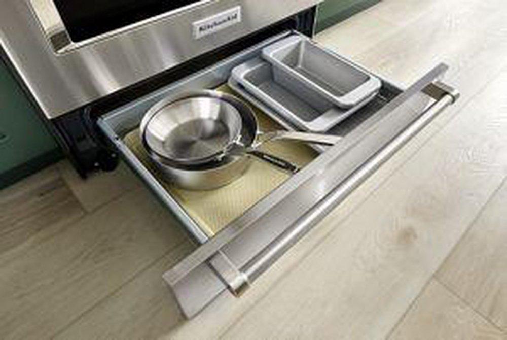 KitchenAid Stainless Steel 29-7/8 in. 6.40 cu. ft. Induction Electric Slide-In Range 