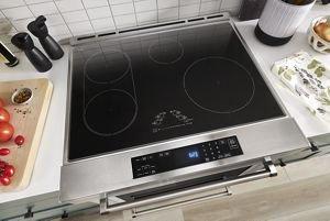 KitchenAid Stainless Steel 29-7/8 in. 6.40 cu. ft. Induction Electric Slide-In Range 