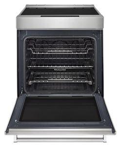KitchenAid Stainless Steel 29-7/8 in. 6.40 cu. ft. Induction Electric Slide-In Range 