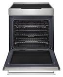 KitchenAid Stainless Steel 29-7/8 in. 6.40 cu. ft. Induction Electric Slide-In Range 