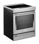 KitchenAid Stainless Steel 29-7/8 in. 6.40 cu. ft. Induction Electric Slide-In Range 