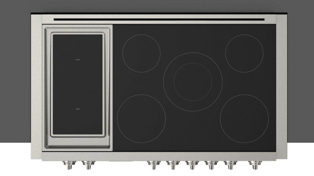 48 SOFIA INDUCTION RANGETOP 5 ZONES GRIDDLE 