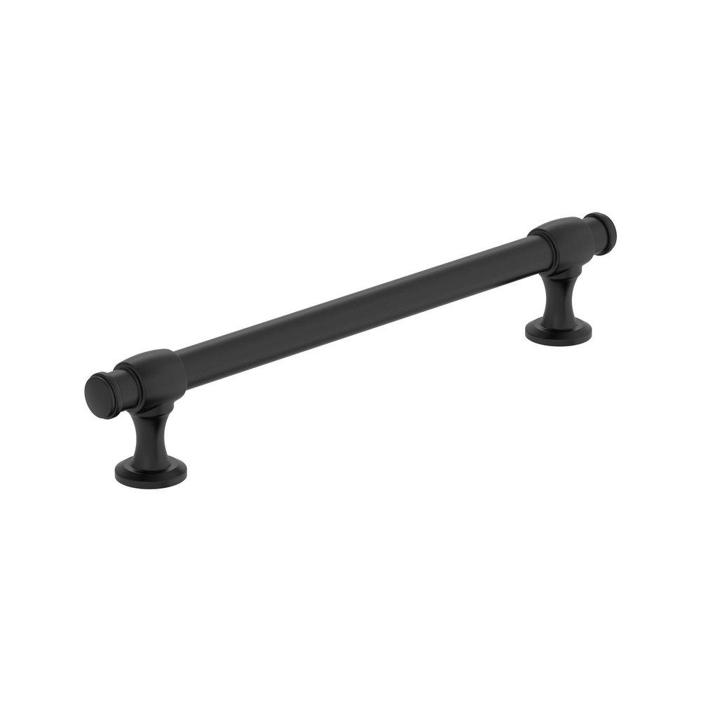 WINSOME 6-5/16 IN 160MM CENTER-TO-CENTER MATTE BLACK CABINET PULL 