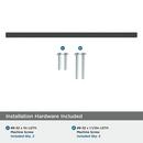 Amerock Matte Black 10-1/16 in. Center-to-Center Bar Pull 