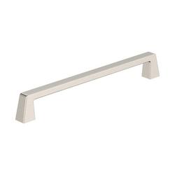 8 in. Center-to-Center Cabinet Pull in Satin Nickel