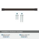 8 C-C BAR PULL OIL RUBBED BRONZE *BLACKROCK 