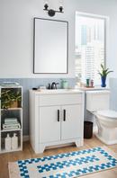 Peerless&reg; Matte Black Two Handle Centerset Bathroom Sink Faucet 