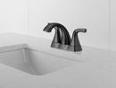 Peerless&reg; Matte Black Two Handle Centerset Bathroom Sink Faucet 