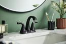 Peerless&reg; Matte Black Two Handle Centerset Bathroom Sink Faucet 