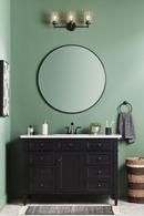 Peerless&reg; Matte Black Two Handle Centerset Bathroom Sink Faucet 