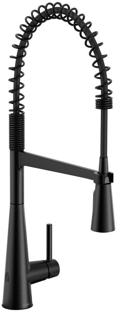 Moen Matte Black Single Handle Pull Down Kitchen Faucet 