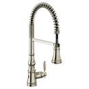 Moen Polished Nickel Single Handle Pull Down Kitchen Faucet 