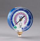 3-1/8 in. A2L Compatible Blue Pressure Gauge for R-32, R-454B, and R-410A 