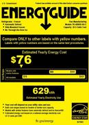 True Residential Stainless Steel 29.5 cu. ft. Side-By-Side Refrigerator 