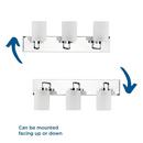 Progress Lighting Polished Chrome 100W 3-Light Medium E-26 Vanity Fixture 