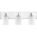 Progress Lighting Polished Chrome 100W 3-Light Medium E-26 Vanity Fixture 