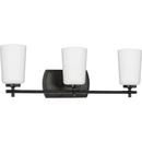 23in. 180W 3?Light E26 Vanity Fixture in Matte Black 