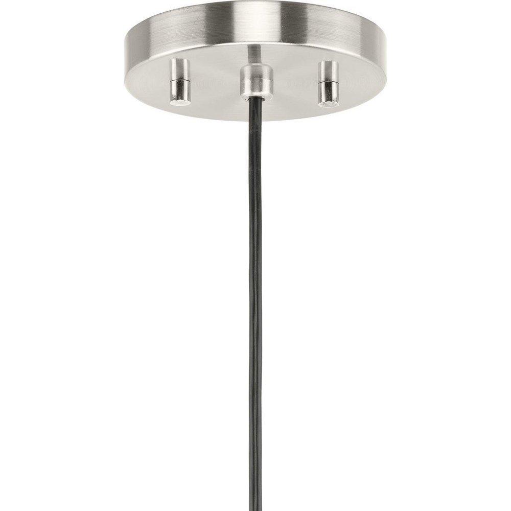 Progress Lighting Brushed Nickel 60W 1-Light Mini Pendant 
