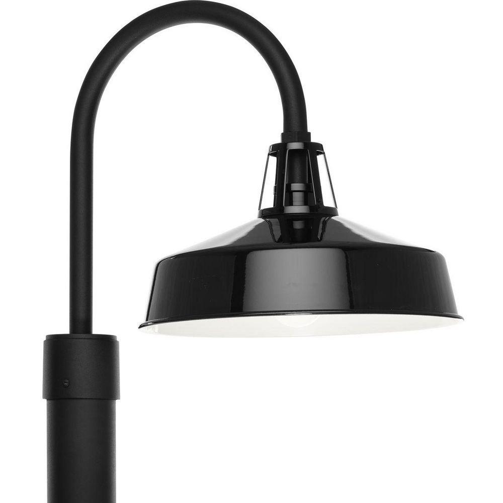 1-Light Wall Sconce in Black 