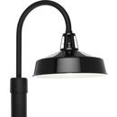 1-Light Wall Sconce in Black 