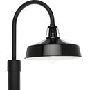 1-Light Wall Sconce in Black 